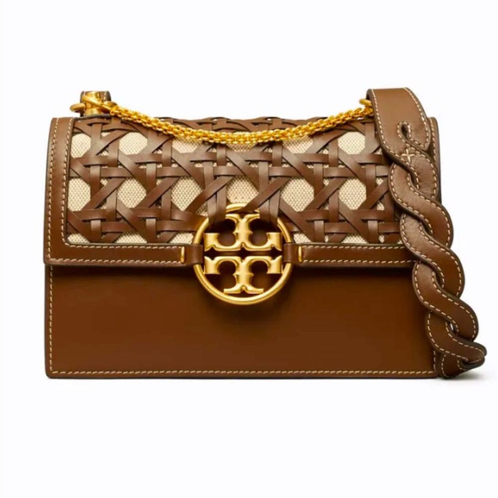 Tory Burch Miller Basketweave Shoulder Bag
Never Used & Perfect Condition!